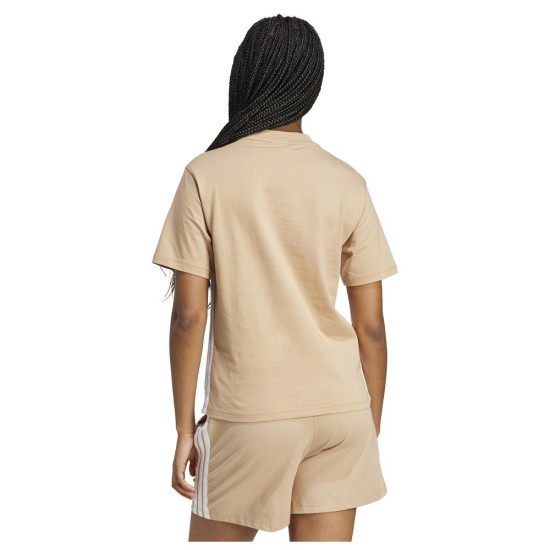Adidas Γυναικεία κοντομάνικη μπλούζα Essentials 3-Stripes Single Jersey Tee